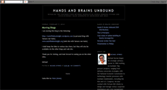 Desktop Screenshot of handsandbrainsunbound.blogspot.com