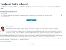 Tablet Screenshot of handsandbrainsunbound.blogspot.com