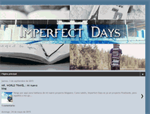 Tablet Screenshot of imperfectdayslp.blogspot.com