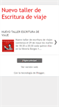 Mobile Screenshot of escrituradeviaje.blogspot.com