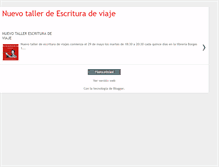 Tablet Screenshot of escrituradeviaje.blogspot.com