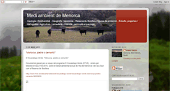 Desktop Screenshot of menorca-ambient.blogspot.com