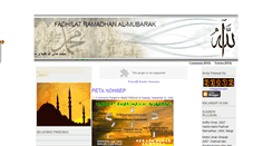 Desktop Screenshot of fadhilatramadhan.blogspot.com