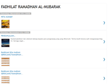 Tablet Screenshot of fadhilatramadhan.blogspot.com
