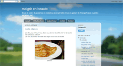 Desktop Screenshot of maigrirenbeaute.blogspot.com