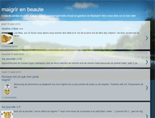 Tablet Screenshot of maigrirenbeaute.blogspot.com