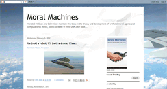 Desktop Screenshot of moralmachines.blogspot.com