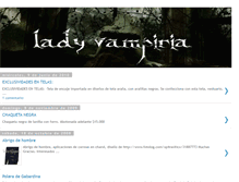 Tablet Screenshot of ladyvampiria23.blogspot.com