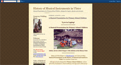 Desktop Screenshot of musicalinstrumenthistoryforschools.blogspot.com