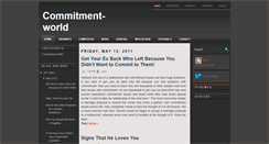 Desktop Screenshot of commitment-world.blogspot.com
