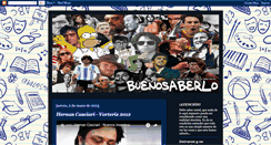 Desktop Screenshot of buenosaberlo.blogspot.com