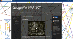 Desktop Screenshot of geografiaifpa01.blogspot.com