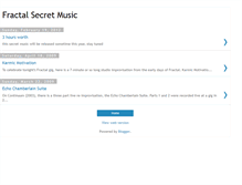 Tablet Screenshot of fractal-secret-music.blogspot.com