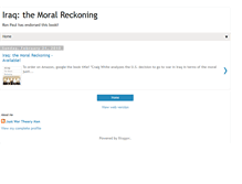 Tablet Screenshot of iraqthemoralreckoning.blogspot.com