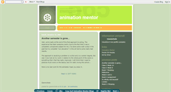 Desktop Screenshot of animationmentor.blogspot.com