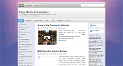 Desktop Screenshot of filmmediainformation.blogspot.com