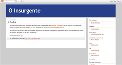 Desktop Screenshot of oinsurgente.blogspot.com