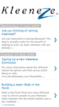 Mobile Screenshot of kleenezetraining.blogspot.com