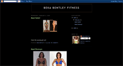 Desktop Screenshot of bekabentleyfitness.blogspot.com
