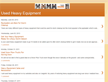 Tablet Screenshot of myheavyequipment.blogspot.com