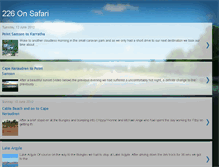Tablet Screenshot of 226onsafari.blogspot.com