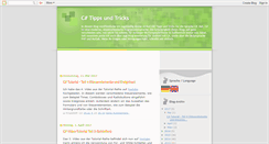 Desktop Screenshot of csharp-tricks.blogspot.com