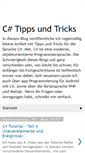 Mobile Screenshot of csharp-tricks.blogspot.com