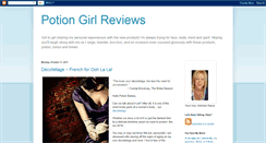 Desktop Screenshot of potiongirlreviews.blogspot.com