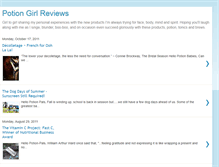 Tablet Screenshot of potiongirlreviews.blogspot.com