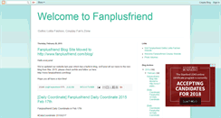 Desktop Screenshot of fanplusfriend.blogspot.com