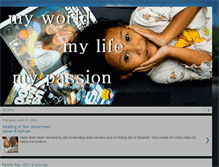 Tablet Screenshot of myworldmylifemypassion.blogspot.com