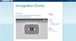Desktop Screenshot of immigration-doctor.blogspot.com