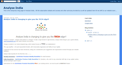 Desktop Screenshot of analyseindia.blogspot.com