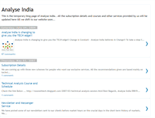 Tablet Screenshot of analyseindia.blogspot.com