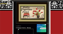 Desktop Screenshot of prettyorganizedpalace.blogspot.com