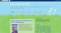 Desktop Screenshot of livres-rdc.blogspot.com