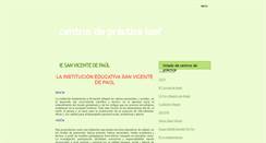 Desktop Screenshot of centrosdepracticaiuef.blogspot.com