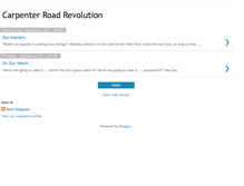 Tablet Screenshot of carpenterroadrevolution.blogspot.com