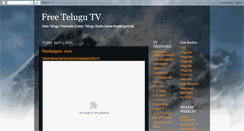 Desktop Screenshot of free-telugutv.blogspot.com