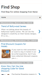 Mobile Screenshot of findshop4u.blogspot.com