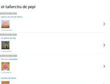 Tablet Screenshot of eltallercitodepepi.blogspot.com