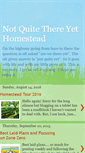 Mobile Screenshot of notquitethereyethomestead.blogspot.com