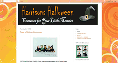 Desktop Screenshot of harrisonshalloweencostumes.blogspot.com