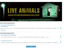 Tablet Screenshot of liveanimalsmovie.blogspot.com