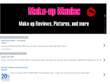 Tablet Screenshot of make-upmaniac.blogspot.com