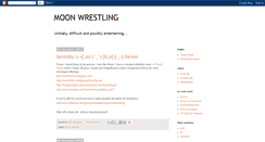 Desktop Screenshot of moonwrestling.blogspot.com