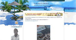 Desktop Screenshot of cubano-en-mexico.blogspot.com