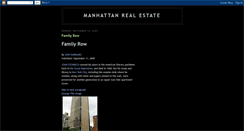 Desktop Screenshot of manhattan-ny-real-estate.blogspot.com