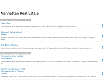 Tablet Screenshot of manhattan-ny-real-estate.blogspot.com