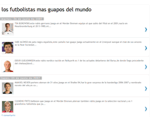 Tablet Screenshot of futbolistasguapos.blogspot.com